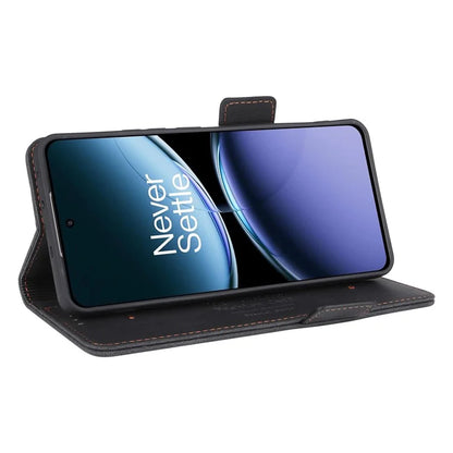 For OnePlus Nord 4 Case Leather Wallet Flip Phone Cover with Hardware Decor
