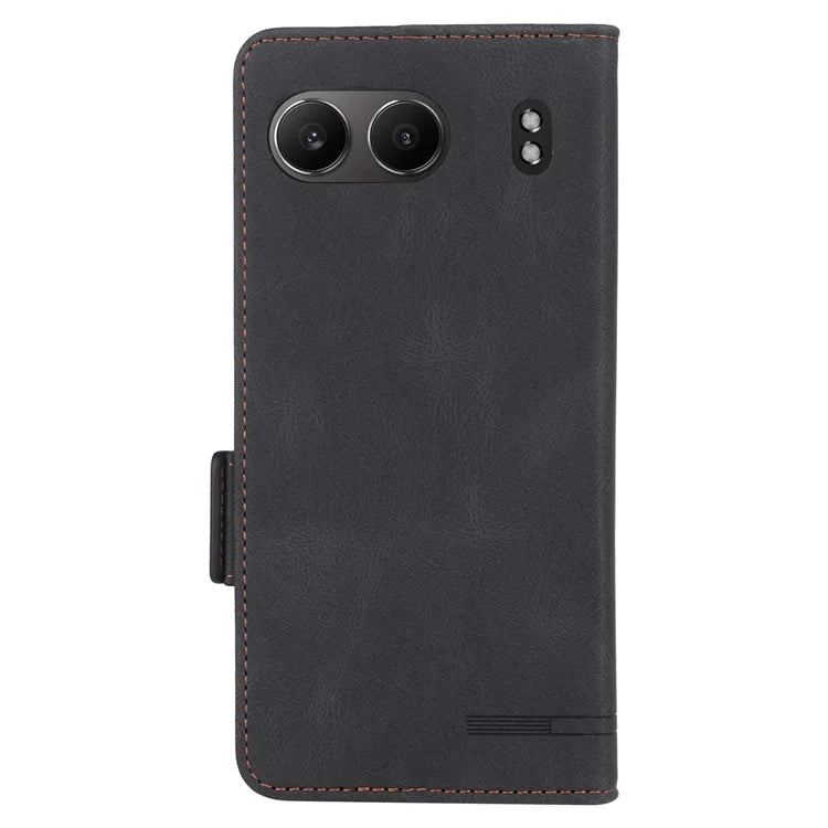 For OnePlus Nord 4 Case Leather Wallet Flip Phone Cover with Hardware Decor