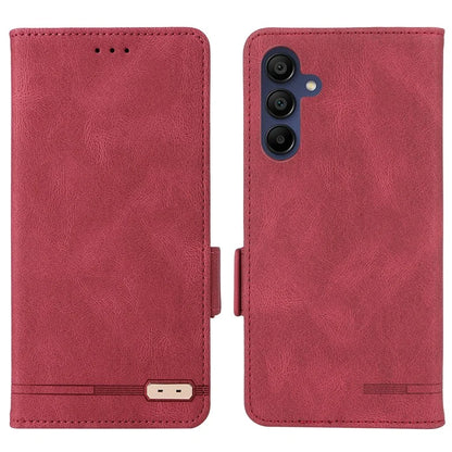 For Samsung Galaxy A16 5G Case Leather Wallet Flip Phone Cover with Hardware Decor