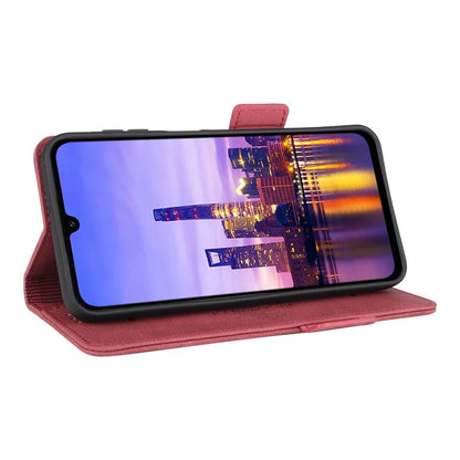 For Samsung Galaxy A16 5G Case Leather Wallet Flip Phone Cover with Hardware Decor