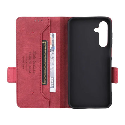 For Samsung Galaxy A16 5G Case Leather Wallet Flip Phone Cover with Hardware Decor