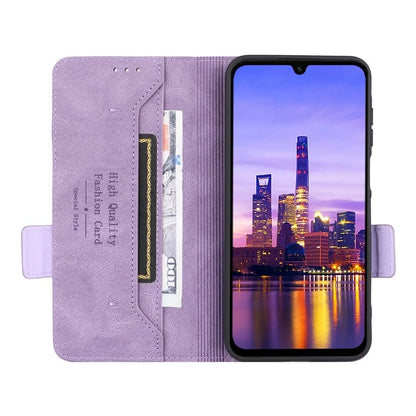 For Samsung Galaxy A16 5G Case Leather Wallet Flip Phone Cover with Hardware Decor