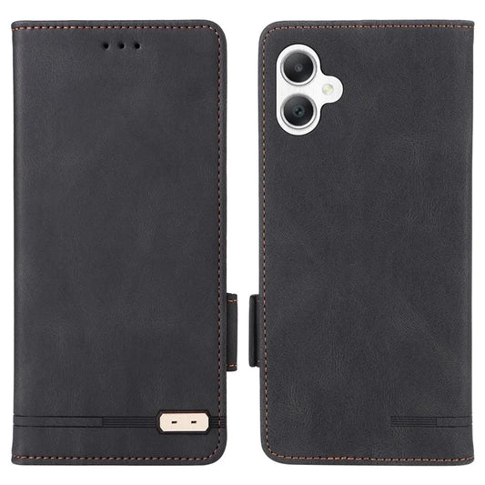 For Samsung Galaxy A06 Case Leather Wallet Flip Phone Cover with Hardware Decor