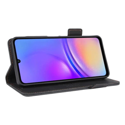 For Samsung Galaxy A06 Case Leather Wallet Flip Phone Cover with Hardware Decor