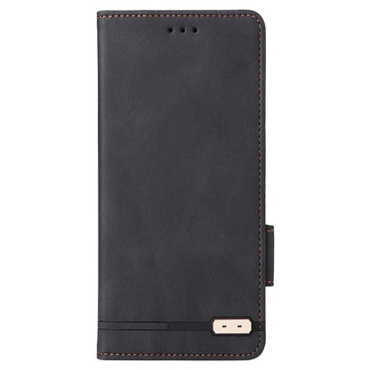 For Samsung Galaxy A06 Case Leather Wallet Flip Phone Cover with Hardware Decor