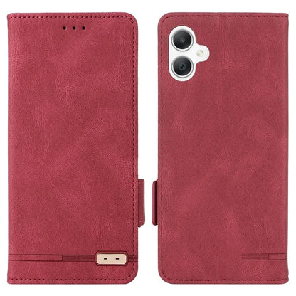 For Samsung Galaxy A06 Case Leather Wallet Flip Phone Cover with Hardware Decor