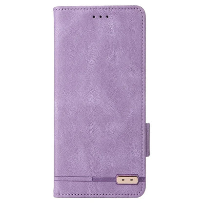 For Samsung Galaxy A06 Case Leather Wallet Flip Phone Cover with Hardware Decor