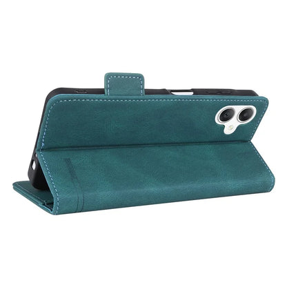 For Samsung Galaxy A06 Case Leather Wallet Flip Phone Cover with Hardware Decor