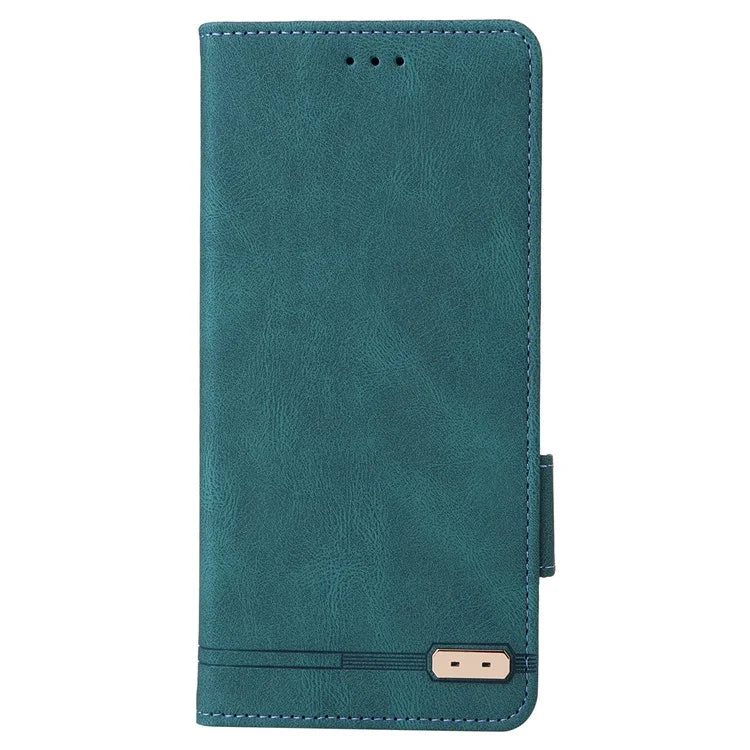 For Samsung Galaxy A06 Case Leather Wallet Flip Phone Cover with Hardware Decor