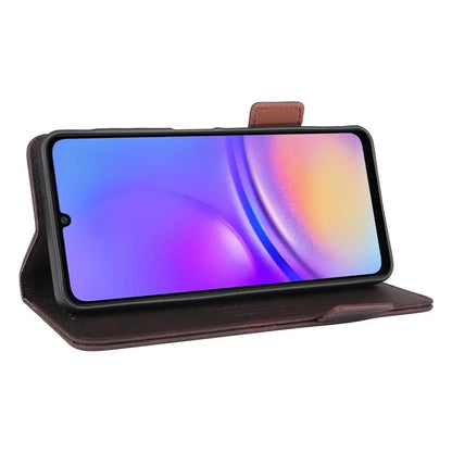 For Samsung Galaxy A06 Case Leather Wallet Flip Phone Cover with Hardware Decor