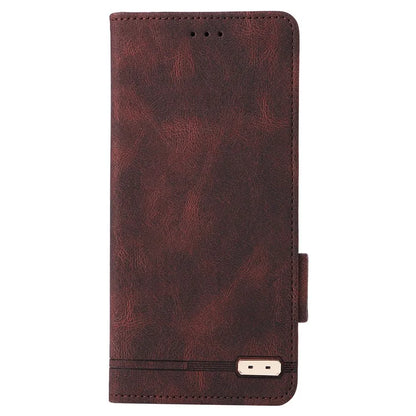 For Samsung Galaxy A06 Case Leather Wallet Flip Phone Cover with Hardware Decor