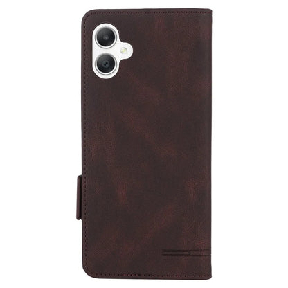 For Samsung Galaxy A06 Case Leather Wallet Flip Phone Cover with Hardware Decor
