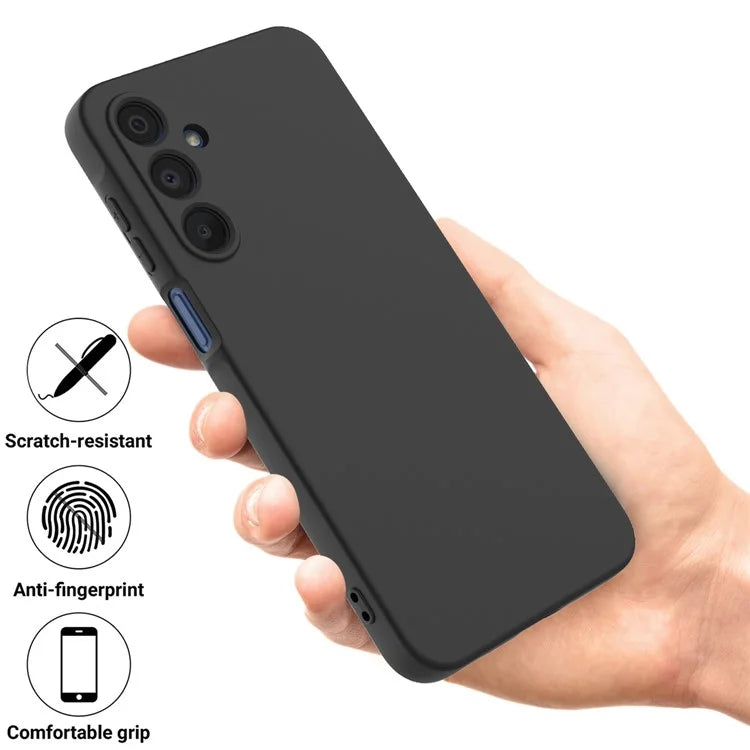 For Samsung Galaxy A16 5G Case Liquid Silicone Anti-Scratch Phone Cover with Hand Strap