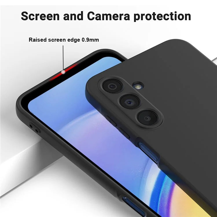 For Samsung Galaxy A16 5G Case Liquid Silicone Anti-Scratch Phone Cover with Hand Strap