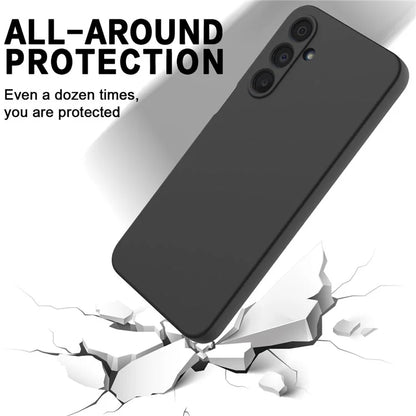 For Samsung Galaxy A16 5G Case Liquid Silicone Anti-Scratch Phone Cover with Hand Strap