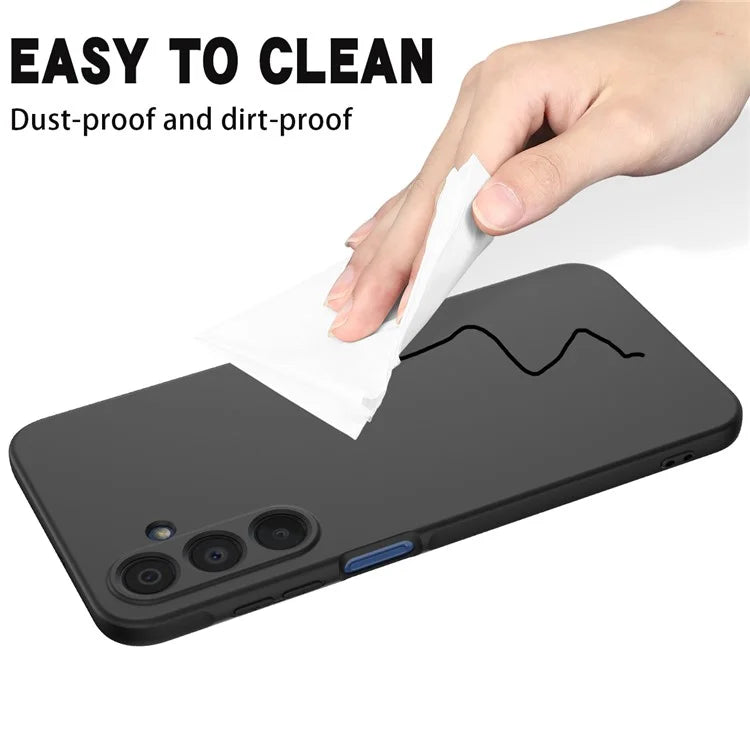 For Samsung Galaxy A16 5G Case Liquid Silicone Anti-Scratch Phone Cover with Hand Strap