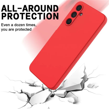 For Samsung Galaxy A16 5G Case Liquid Silicone Anti-Scratch Phone Cover with Hand Strap