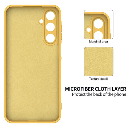 For Samsung Galaxy A16 5G Case Liquid Silicone Anti-Scratch Phone Cover with Hand Strap