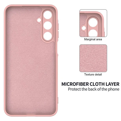For Samsung Galaxy A16 5G Case Liquid Silicone Anti-Scratch Phone Cover with Hand Strap
