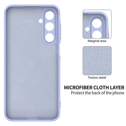 For Samsung Galaxy A16 5G Case Liquid Silicone Anti-Scratch Phone Cover with Hand Strap