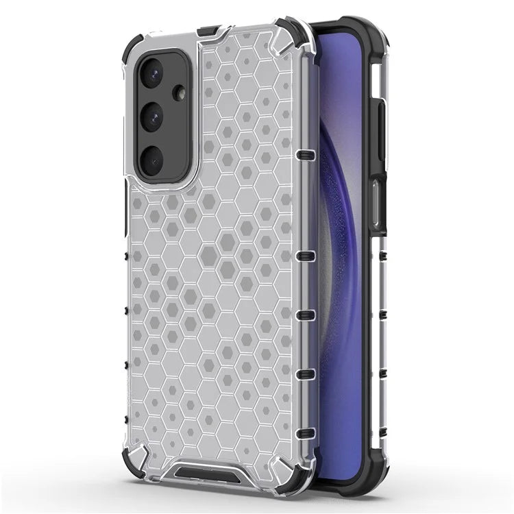 For Samsung Galaxy M35 5G Case PC+TPU Phone Cover Honeycomb Shape