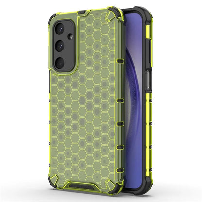 For Samsung Galaxy M35 5G Case PC+TPU Phone Cover Honeycomb Shape
