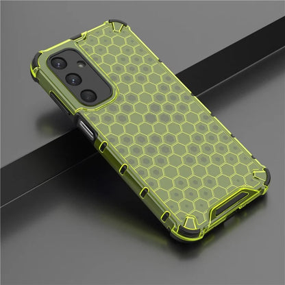 For Samsung Galaxy M35 5G Case PC+TPU Phone Cover Honeycomb Shape