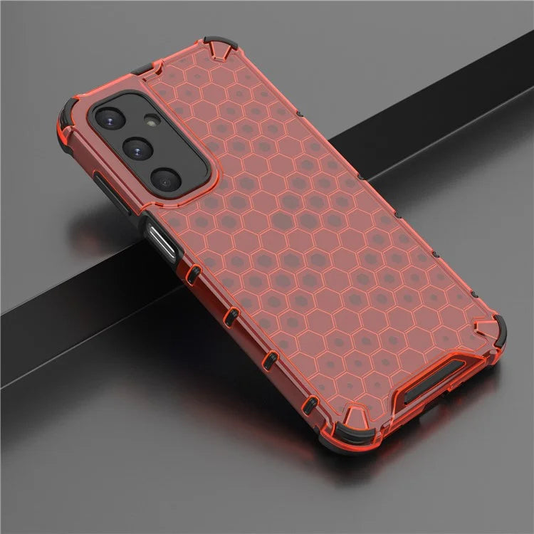 For Samsung Galaxy M35 5G Case PC+TPU Phone Cover Honeycomb Shape