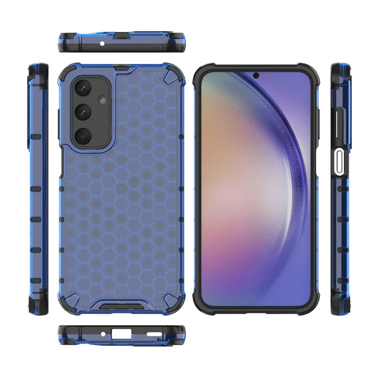For Samsung Galaxy M35 5G Case PC+TPU Phone Cover Honeycomb Shape