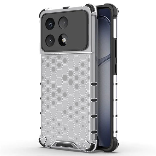 For Xiaomi Redmi K70 Ultra Case PC+TPU Phone Cover Honeycomb Shape