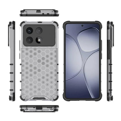 For Xiaomi Redmi K70 Ultra Case PC+TPU Phone Cover Honeycomb Shape