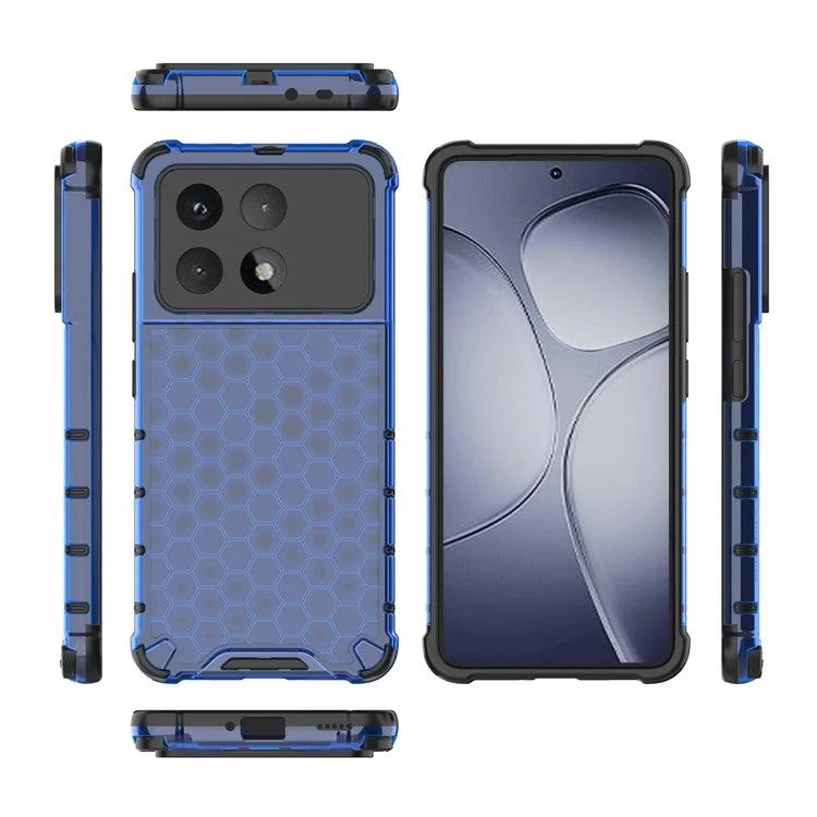 For Xiaomi Redmi K70 Ultra Case PC+TPU Phone Cover Honeycomb Shape