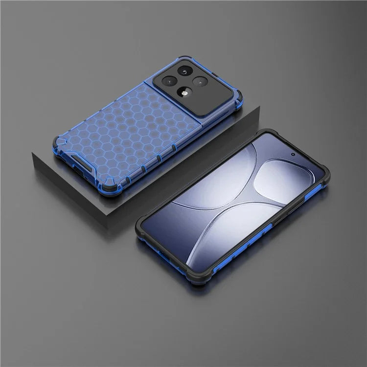 For Xiaomi Redmi K70 Ultra Case PC+TPU Phone Cover Honeycomb Shape