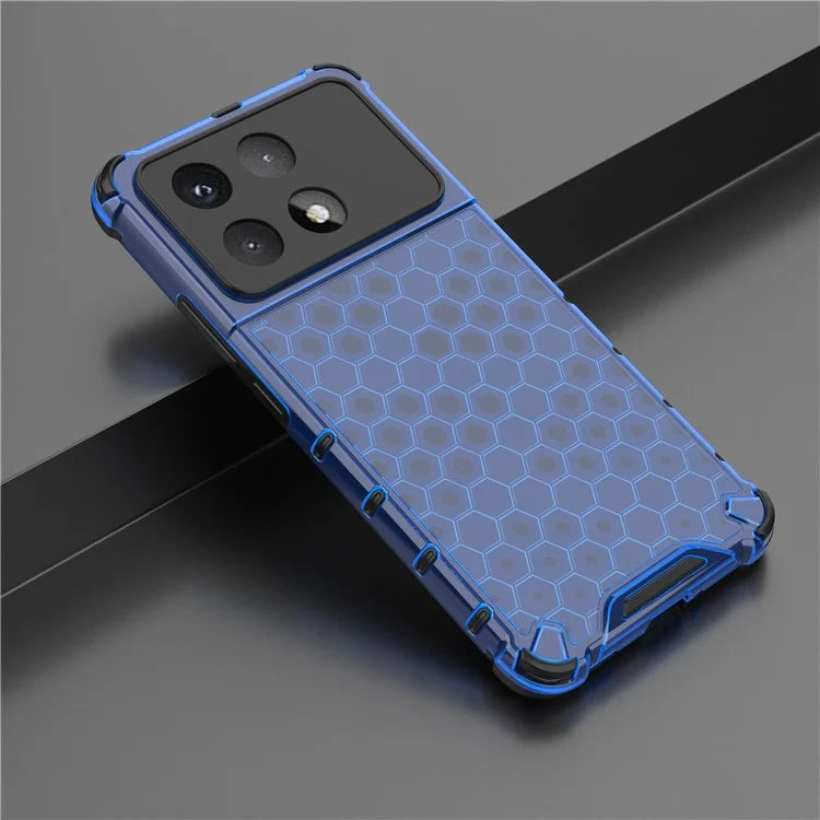 For Xiaomi Redmi K70 Ultra Case PC+TPU Phone Cover Honeycomb Shape