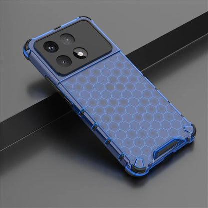 For Xiaomi Redmi K70 Ultra Case PC+TPU Phone Cover Honeycomb Shape