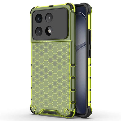For Xiaomi Redmi K70 Ultra Case PC+TPU Phone Cover Honeycomb Shape