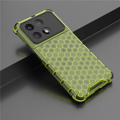 For Xiaomi Redmi K70 Ultra Case PC+TPU Phone Cover Honeycomb Shape