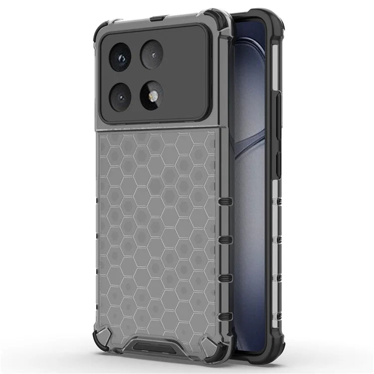 For Xiaomi Redmi K70 Ultra Case PC+TPU Phone Cover Honeycomb Shape