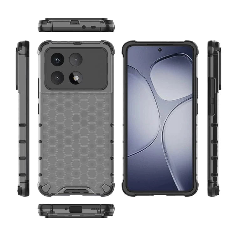 For Xiaomi Redmi K70 Ultra Case PC+TPU Phone Cover Honeycomb Shape