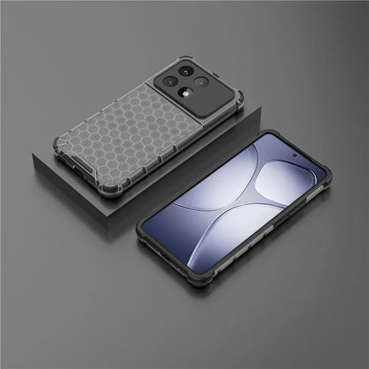 For Xiaomi Redmi K70 Ultra Case PC+TPU Phone Cover Honeycomb Shape