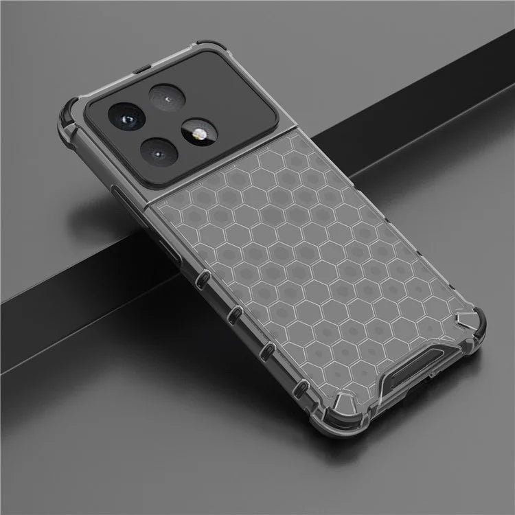 For Xiaomi Redmi K70 Ultra Case PC+TPU Phone Cover Honeycomb Shape
