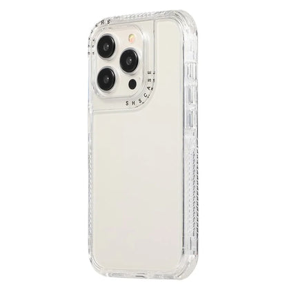 For iPhone 16 Pro Case Corners Impact Protection PC+TPU Clear Phone Cover