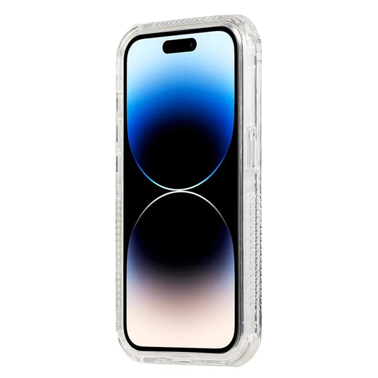 For iPhone 16 Pro Case Corners Impact Protection PC+TPU Clear Phone Cover
