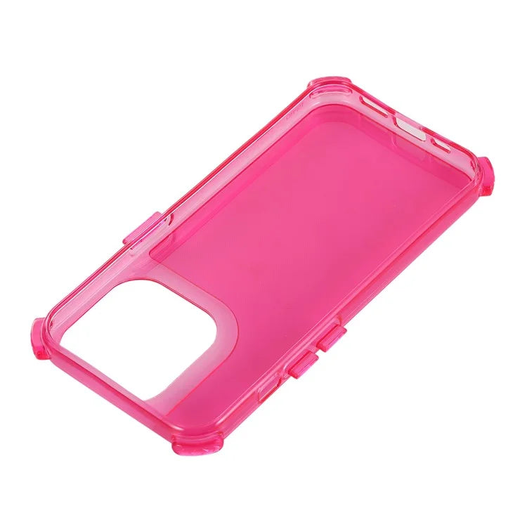 For iPhone 16 Pro Case Corners Impact Protection PC+TPU Clear Phone Cover