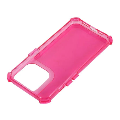 For iPhone 16 Pro Case Corners Impact Protection PC+TPU Clear Phone Cover