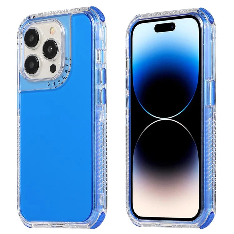 For iPhone 16 Pro Case Corners Impact Protection PC+TPU Clear Phone Cover