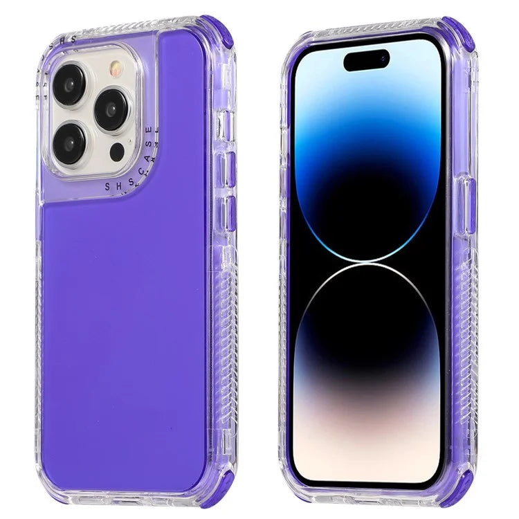 For iPhone 16 Pro Case Corners Impact Protection PC+TPU Clear Phone Cover