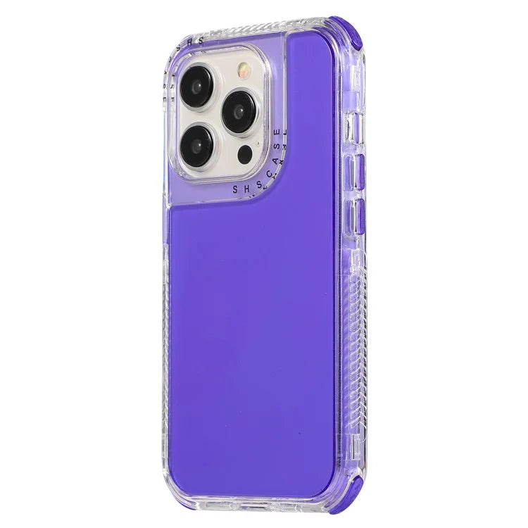 For iPhone 16 Pro Case Corners Impact Protection PC+TPU Clear Phone Cover