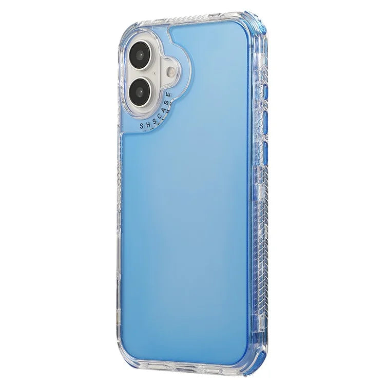 For iPhone 16 Plus Case Corners Impact Protection PC+TPU Clear Phone Cover