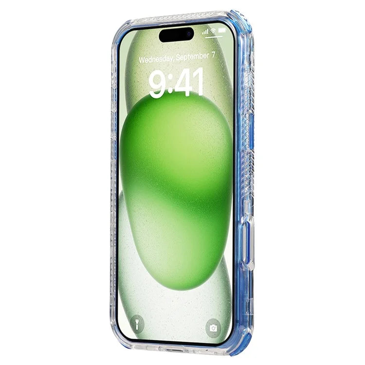 For iPhone 16 Plus Case Corners Impact Protection PC+TPU Clear Phone Cover
